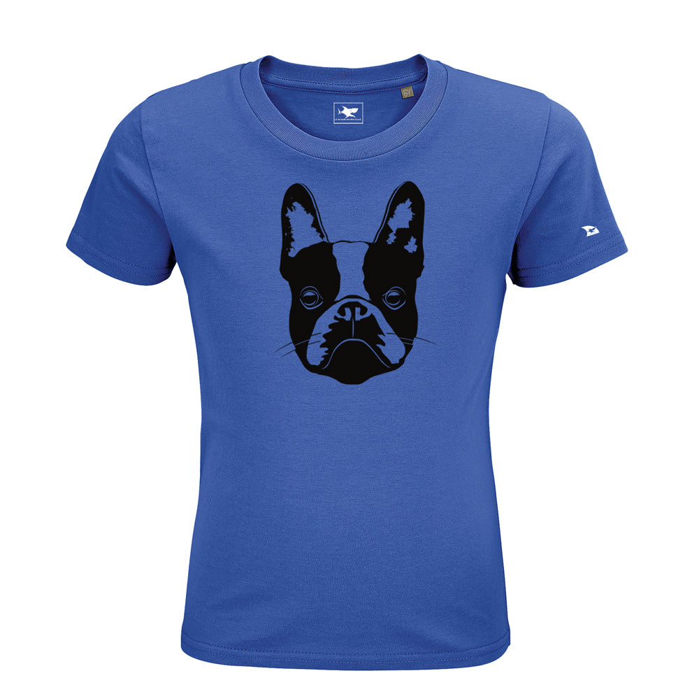 T shirt enfant bouledogue fran ais Je devore ma Bretagne Je