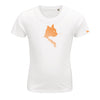 T-shirt enfant blanc chat