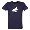 T-shirt homme bleu marine voilier sinagot bleu marine