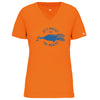 T-shirt femme Let's protect the whales baleine franche