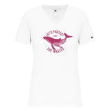 T-shirt femme Let's protect the whales