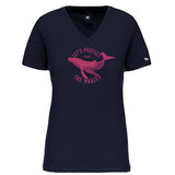 T-shirt femme Let's protect the whales