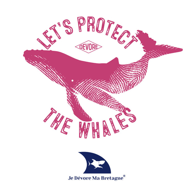 T-shirt homme Let's protect the whales