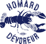 Hoodie mixte homard dévoreur