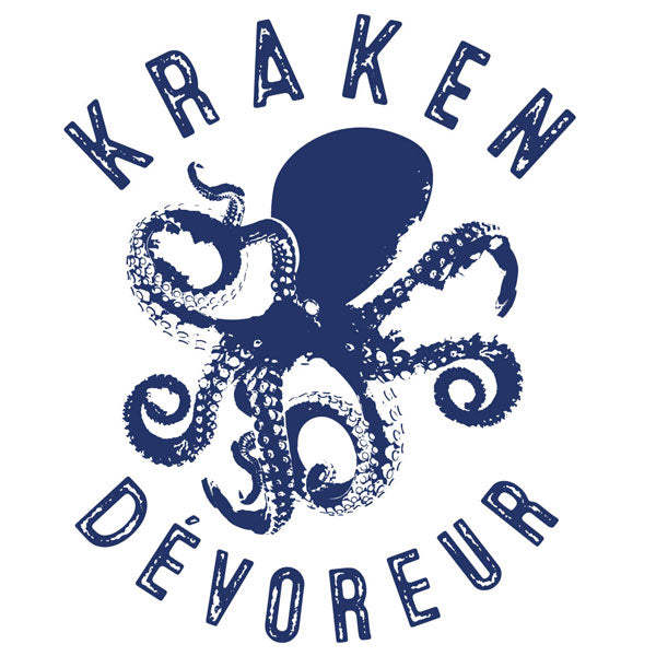 T-shirt femme col V poulpe kraken