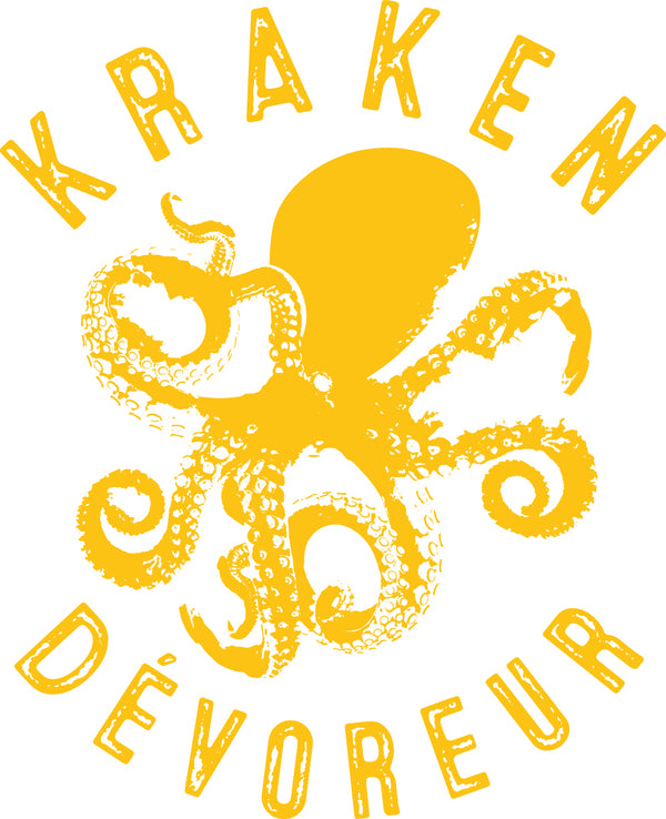 Hoodie mixte kraken dévoreur