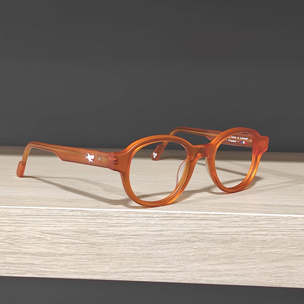 Lunettes made-in-France orange- Je dévore ma Bretagne