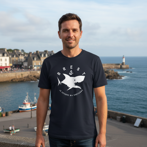 T-shirt homme Requin Ville