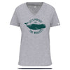 T-shirt femme Let's protect the whales cachalot