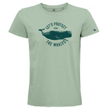 T-shirt homme Let's protect the whales cachalot