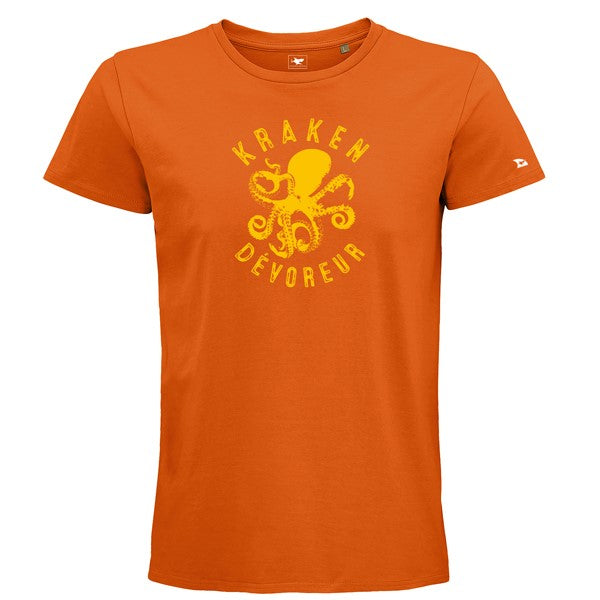 T-shirt homme poulpe Kraken dévoreur