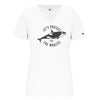 T-shirt femme Let's protect the whales orque épaulard