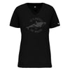 T-shirt femme Let's protect the whales orque épaulard