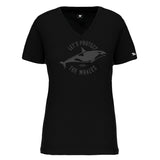 T-shirt femme Let's protect the whales orque épaulard