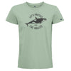 T-shirt homme Let's protect the whales orque épaulard