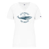 T-shirt femme Let's protect the whales rorqual du nord