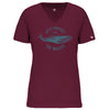 T-shirt femme Let's protect the whales rorqual du nord