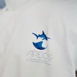 T-shirt Blanc Requin Pèlerin - Partenariat Je dévore ma Bretagne / APECS - Je dévore ma Bretagne