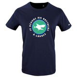 T-Shirt Femme - Taille XL - villes de Bretagne et du Monde - Bleu Marine - Je dévore ma Bretagne à Gâvres