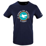 T-Shirt Homme - Taille S - villes de Bretagne et du Monde - Bleu Marine - Homme - Je dévore ma Bretagne à Guidel