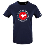 T-Shirt Femme - Taille XXL - villes de Bretagne et du Monde - Bleu Marine - Je dévore ma Bretagne à Masevaux