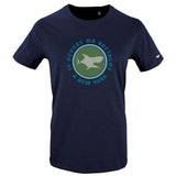 T-Shirt Femme - Taille XXL - villes de Bretagne et du Monde - Bleu Marine - Je dévore ma Bretagne à New York