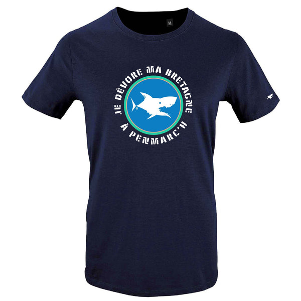 T-Shirt Enfant - Taille 2 ans - villes de Bretagne et du Monde - Bleu Marine - Je dévore ma Bretagne à  Penmarc'h