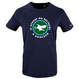 T-Shirt Femme - Taille L - villes de Bretagne et du Monde - Bleu Marine - Je dévore ma Bretagne à Quiberon