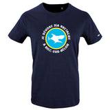 T-Shirt Enfant - Taille 2 ans - villes de Bretagne et du Monde - Bleu Marine - Je dévore ma Bretagne à Riec-Sur-Belon