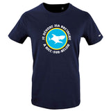 T-Shirt Homme - Taille M - villes de Bretagne et du Monde - Bleu Marine - Homme - Je dévore ma Bretagne à Riec-Sur-Belon