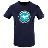 T-Shirt Homme - Taille S - villes de Bretagne et du Monde - Bleu Marine - Homme - Je dévore ma Bretagne à Sainte-Marine