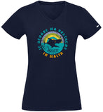 T-Shirt Femme - Taille M - villes de Bretagne et du Monde - Bleu Marine - Je dévore ma Bretagne à Malte
