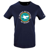 T-Shirt Enfant - Taille 10 ans - villes de Bretagne et du Monde - Bleu Marine - Je dévore ma Bretagne au Trévoux