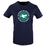 T-Shirt Homme - Taille S - villes de Bretagne et du Monde - Bleu Marine - Homme - Je dévore ma Bretagne aux  Halles De Merville