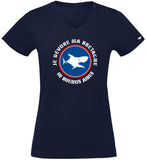 T-Shirt Femme - Taille S - villes de Bretagne et du Monde - Bleu Marine - Je dévore ma Bretagne à Buenos Aires