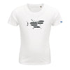 T-shirt enfant blanc requin Gwen Ha Du