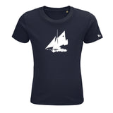 T-shirt enfant bleu marine Vieux Gréement