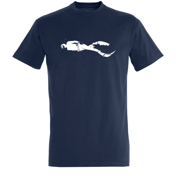 T-Shirt Plongeur Apnée - Je dévore ma Bretagne